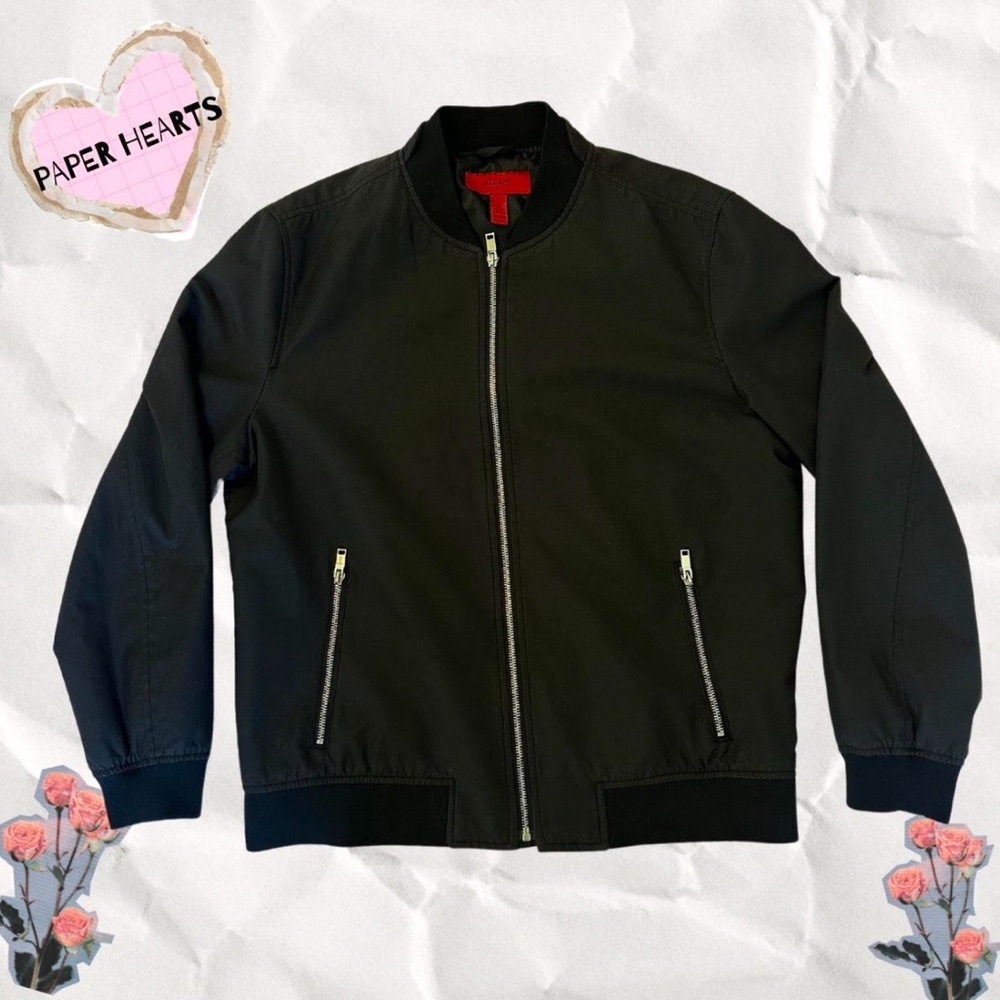 Alfani Black Bomber Jacket 🖤